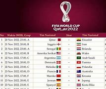 Jadwal Piala Dunia 2022 Hari Ini